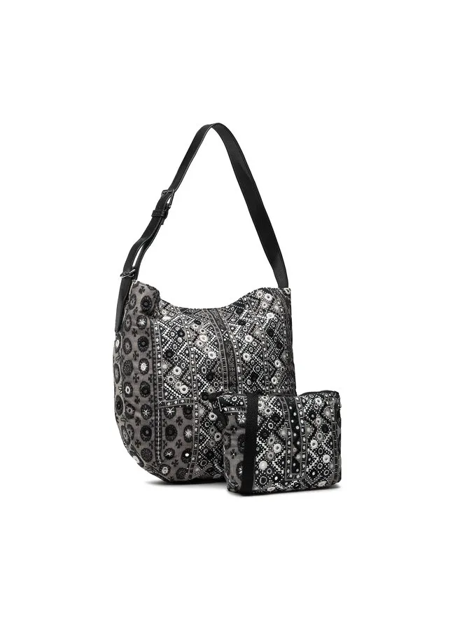 Desigual Damen Handtasche 22SAXA35 - Schwarz