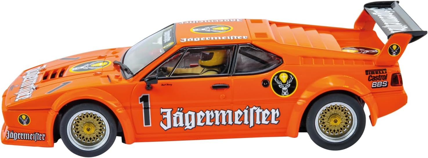 Carrera BMW M1 Procar "Jägermeister Racing Team" - Slotcar im Maßstab 1:24 20023976 Sprach, Leichtmetallfelge, Auto, Reifen, Rad