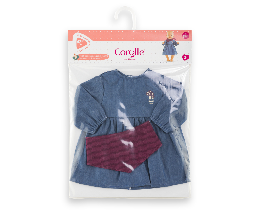 Corolle Corolle MGP 42cm Jeanskleid, KE Corolle Corolle MGP 42cm Jeanskleid, KE
