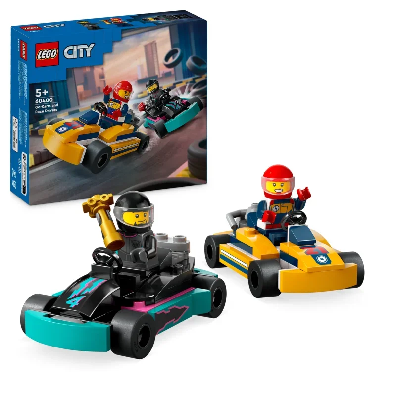 LEGO, 60400, Go-Karts, Mit, Rennfahrern