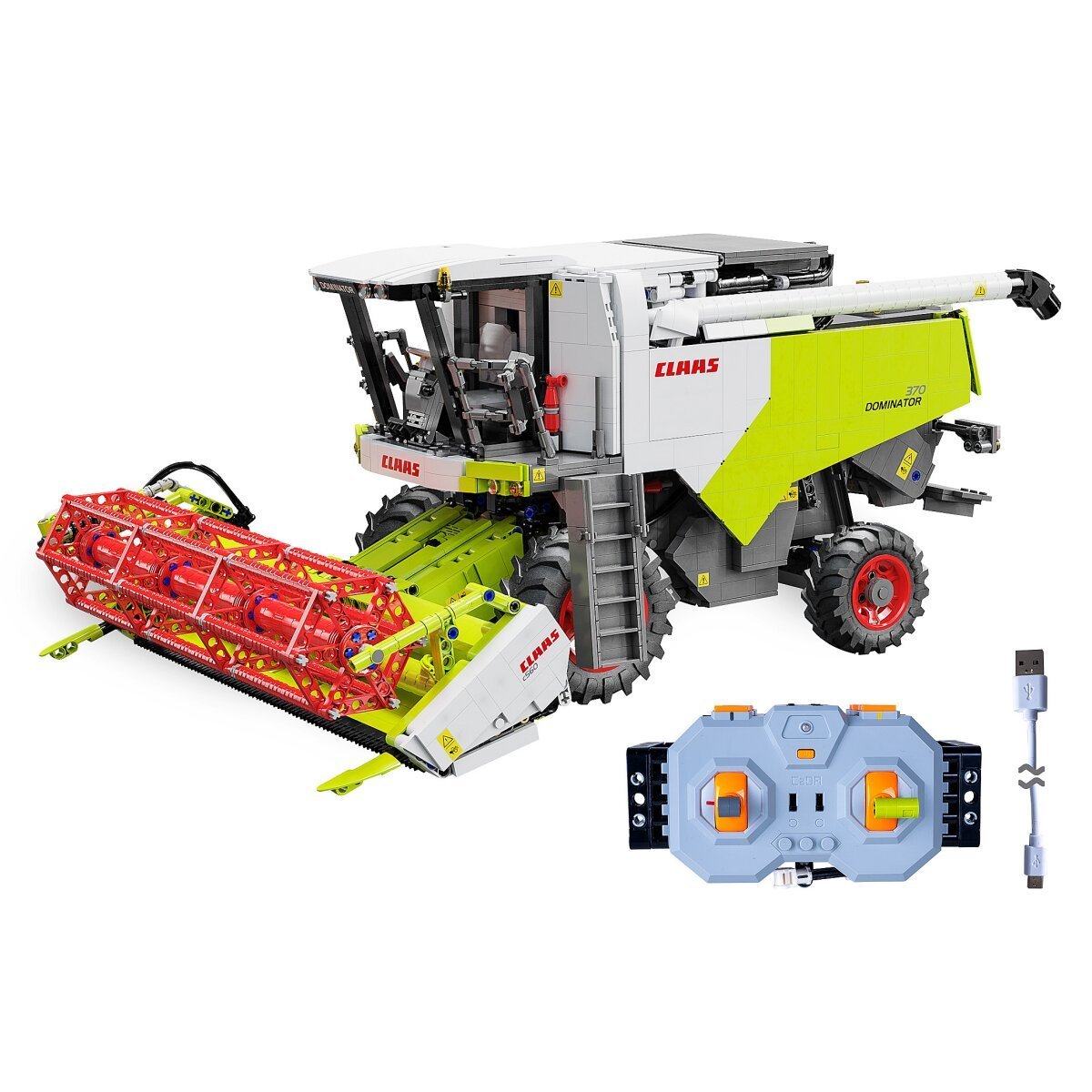 JAMARA CaDA Claas Dominator 370 1:18 2,4GHz Bricks ab 14 Jahren JAMARA CaDA Claas Dominator 370 1:18 2,4GHz Bricks ab 14 Jahren