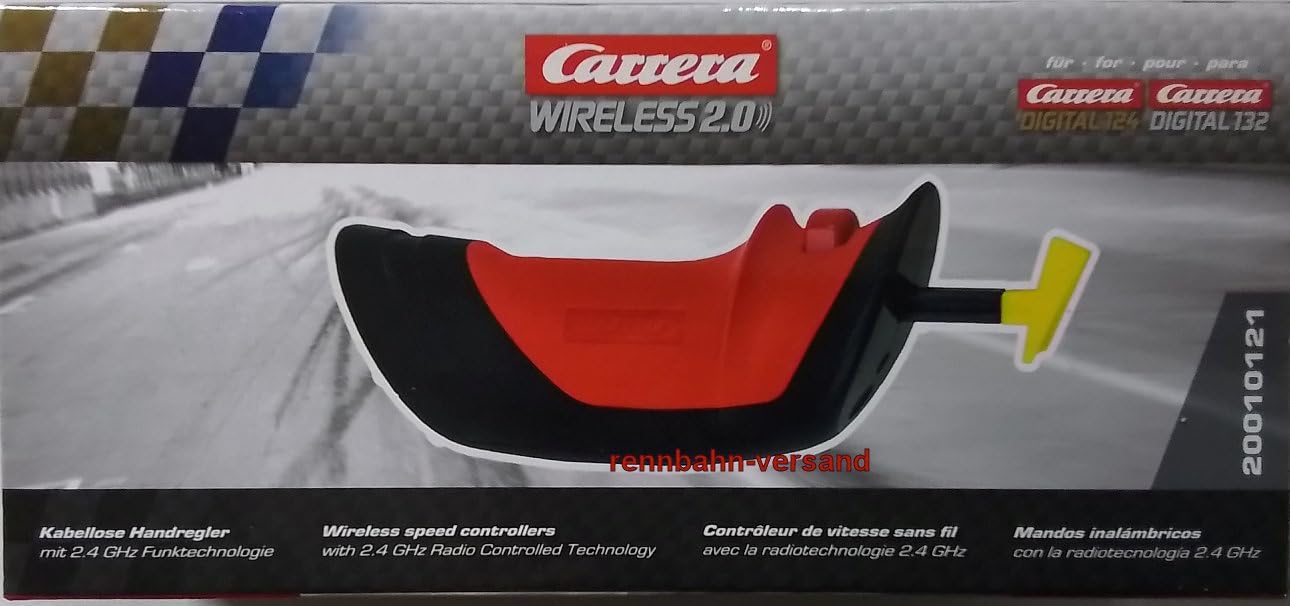 Carrera Wireless 2.0 Controller Kabelloser Handregler für Digital 132/124 20010121 Carrera, Wireless, 2.0, Controller, Kabelloser, Handregler, für, Digital, 132/124, 20010121