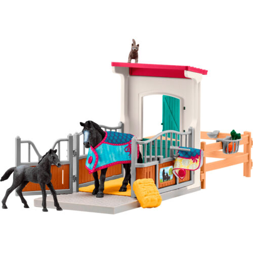 schleich, Horse, Club, 42611, Pferdebox, mit, Stute, und, Fohlen schleich Horse Club 42611 Pferdebox mit Stute und Fohlen