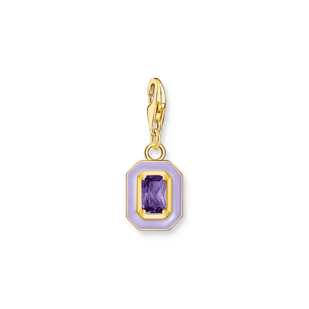 Thomas, Sabo, Anhänger, Charm-Club, Oktagon, Mit, Stein, 2034-565-13, Zubehor, Edelstein, Schmuck, Anhänger
