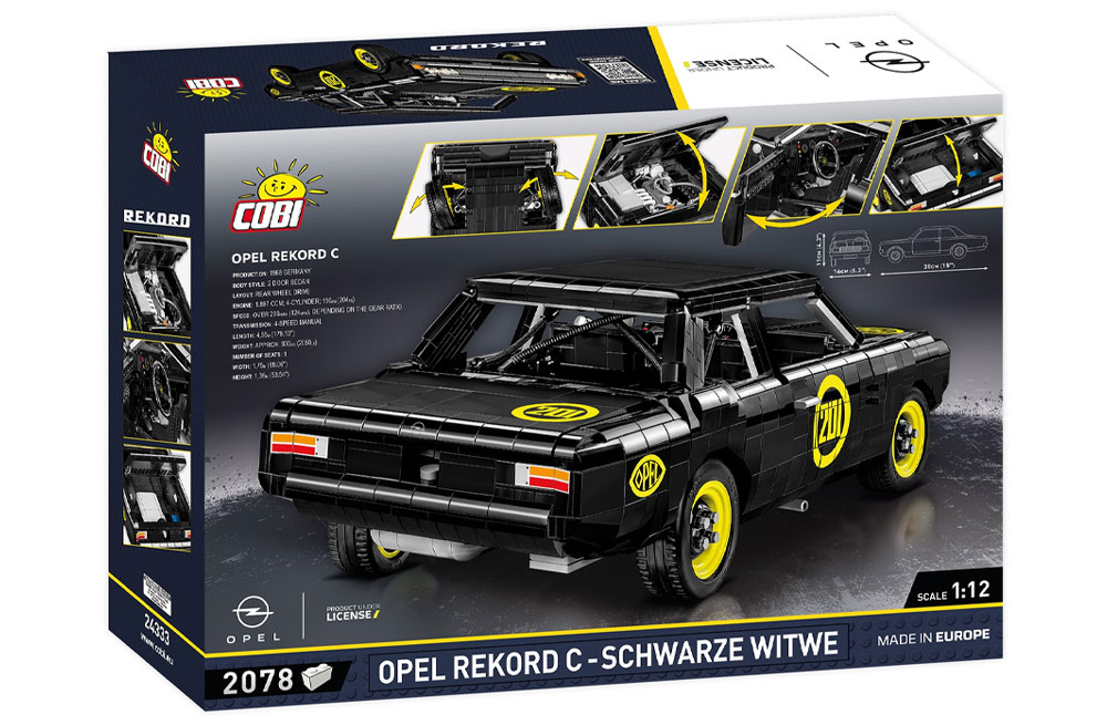 Cobi 24333 Opel Rekord C Schwarze Witwe Cobi 24333 Opel Rekord C Schwarze Witwe