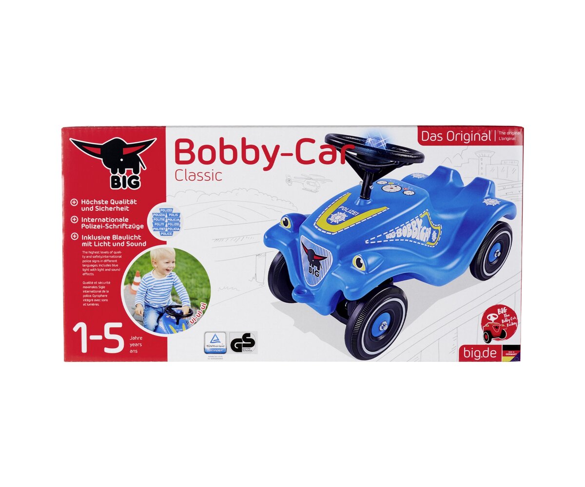 BIG Bobby Car Classic Polizei (800056127) Baby, Person, Maschine, Rad