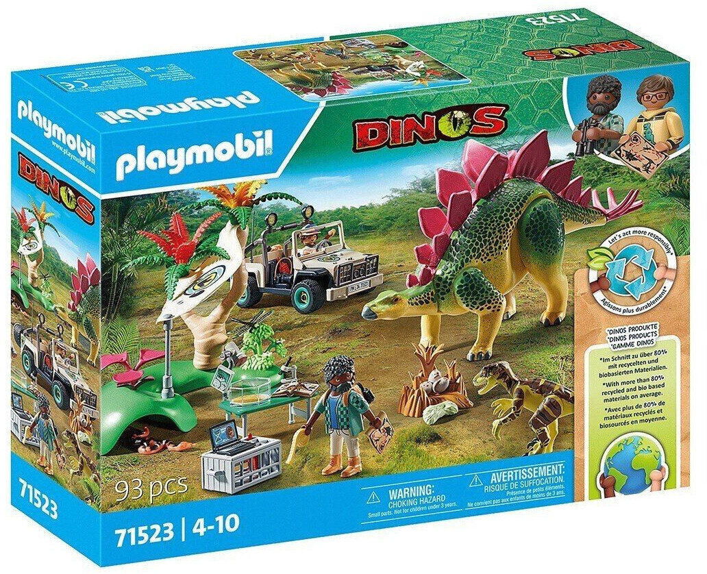 PLAYMOBIL, 71523, Forschungscamp, Mit, Dinos, Tier, Dinosaurier, Reptil, Person