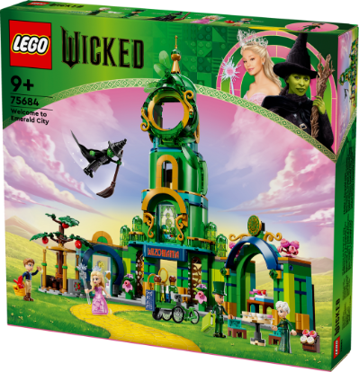 LEGO® Wicked Willkommen in Emerald City 75684 Erwachsener, Weiblich, Person, Frau, Spielbereich