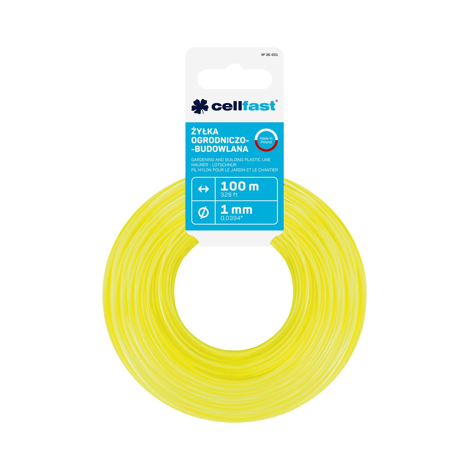 Cellfast Maurer - Lotschnur 1,0 mm x 100 m Cellfast Maurer - Lotschnur 1,0 mm x 100 m