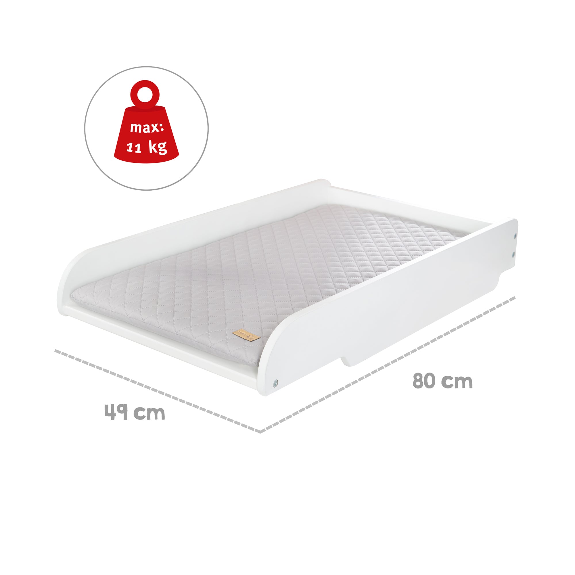 Roba 203120WEFS1 Hausbett 60 x 120cm inkl. Wickelplatte weiß – Komplettbettsets & Einzelbetten - Bild 12 Roba 203120WEFS1 Hausbett 60 x 120cm inkl. Wickelplatte weiß – Komplettbettsets & Einzelbetten - Produktbild 12