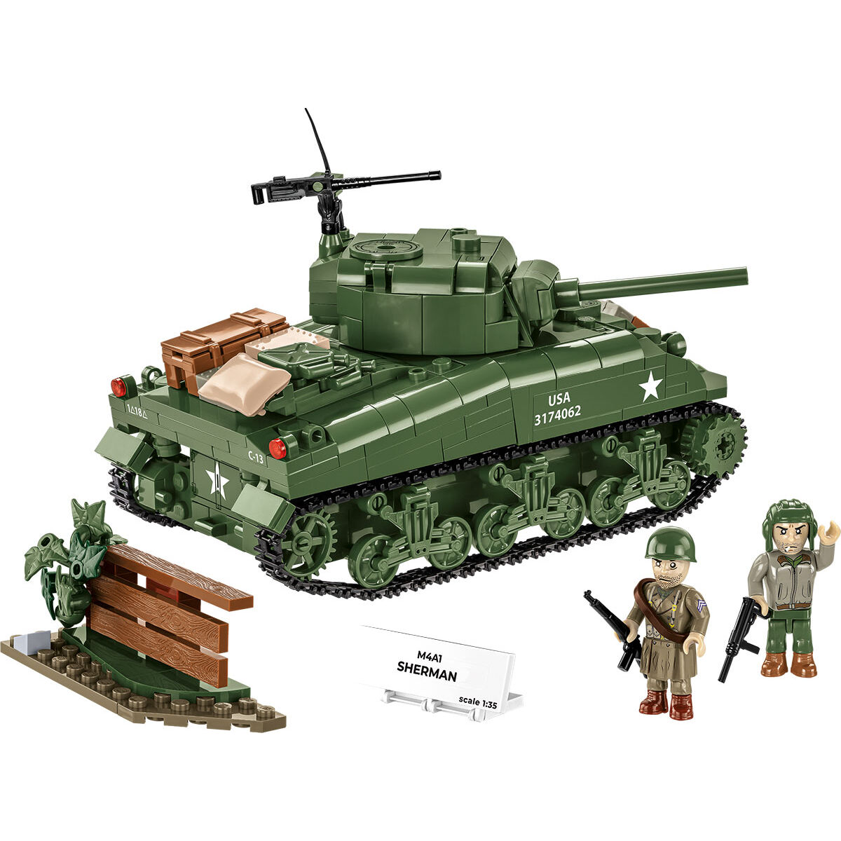 COBI 3126 - M4A1 Sherman Maßstabb 1:35) - Bild 6 COBI 3126 - M4A1 Sherman Maßstabb 1:35) - Bild 6