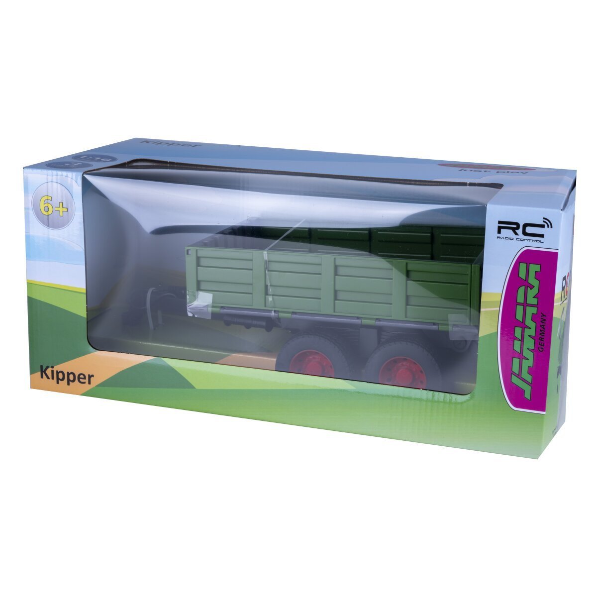 JAMARA Kipper dunkel grün für RC-Traktor 1:16 ab 6 Jahren JAMARA Kipper dunkel grün für RC-Traktor 1:16 ab 6 Jahren