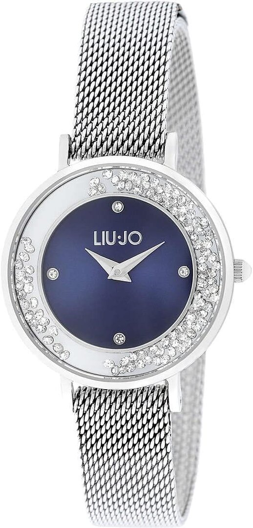 LIU JO Mini Dancing Slim Silber Schwarz TLJ1690 LIU, JO, Mini, Dancing, Slim, Silber, Schwarz, TLJ1690, Armbanduhr, Arm, Körperteil, Person