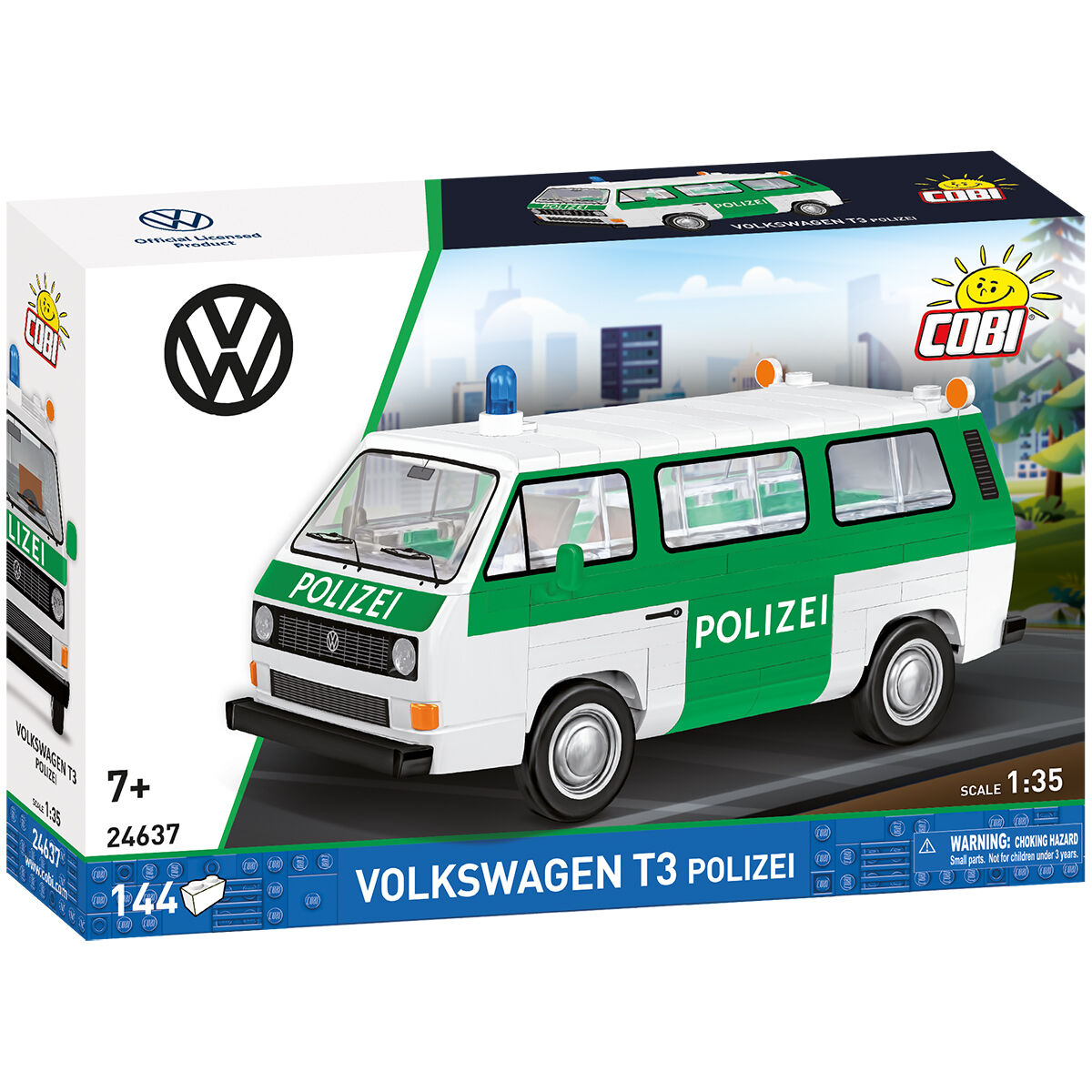 COBI 24637 - VW T3 Polizei - Maßstab 1:36 COBI 24637 - VW T3 Polizei - Maßstab 1:36