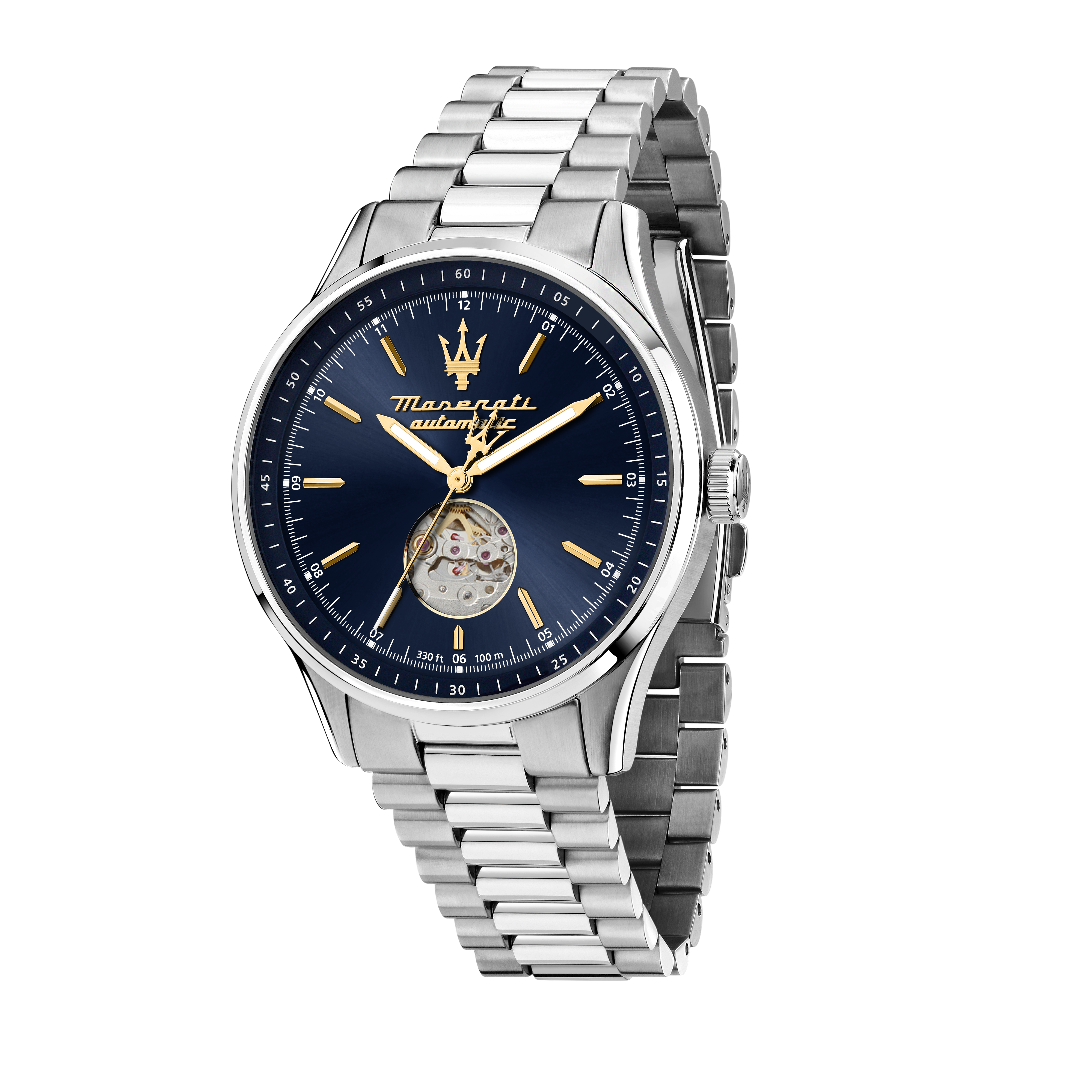 Maserati Sorpasso Herrenuhr Automatik 42mm Silber Maserati Sorpasso Herrenuhr Automatik 42mm Silber
