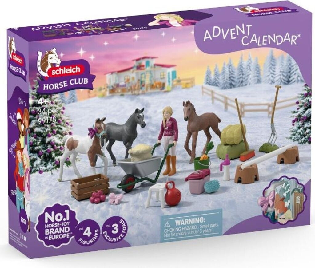 schleich® Horse Club Adventskalender 2025 Person, Tier, Pferd, Säugetier
