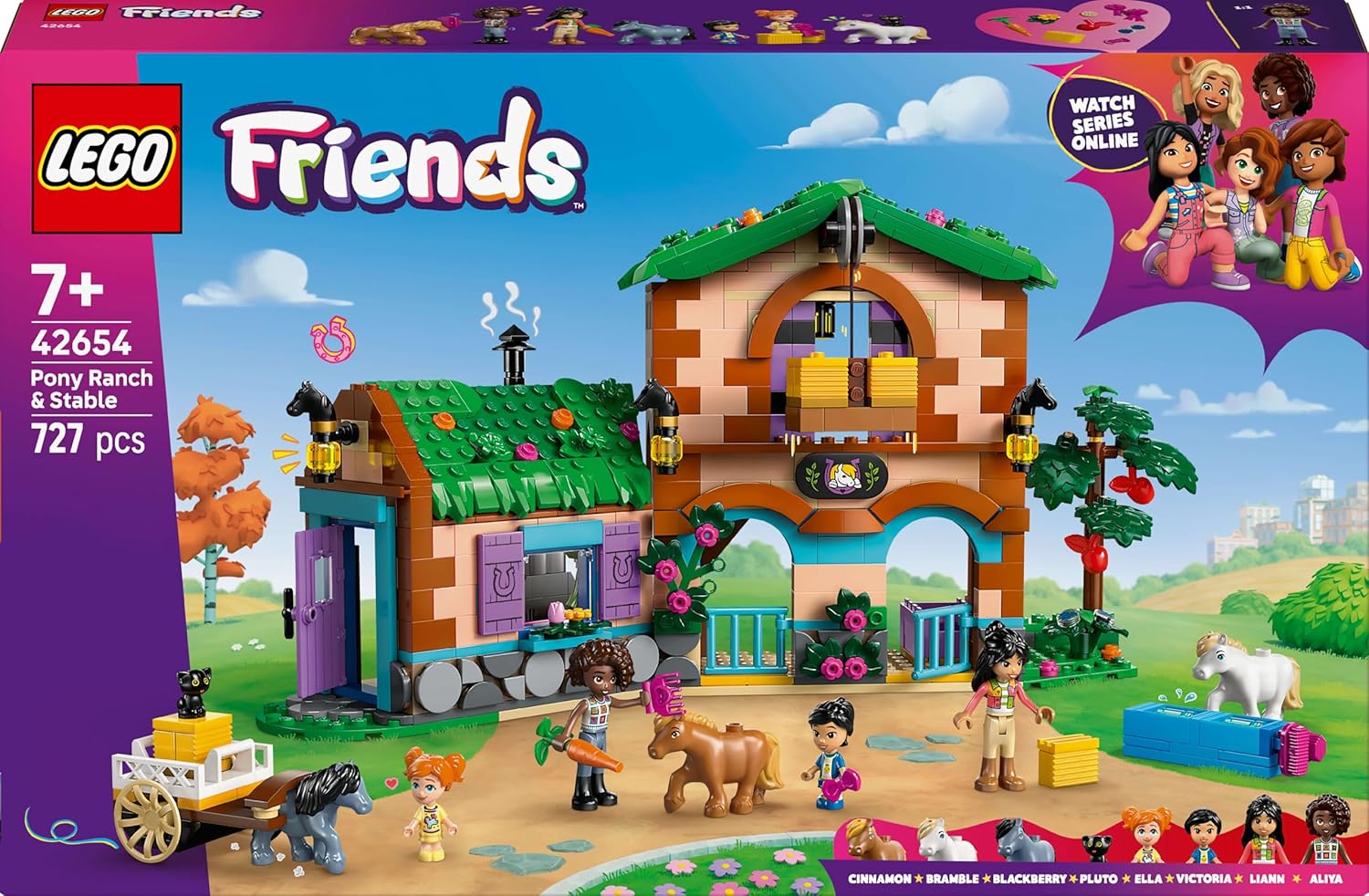 LEGO® Friends 42654 Ponyhof & Stall Spielbereich, Person