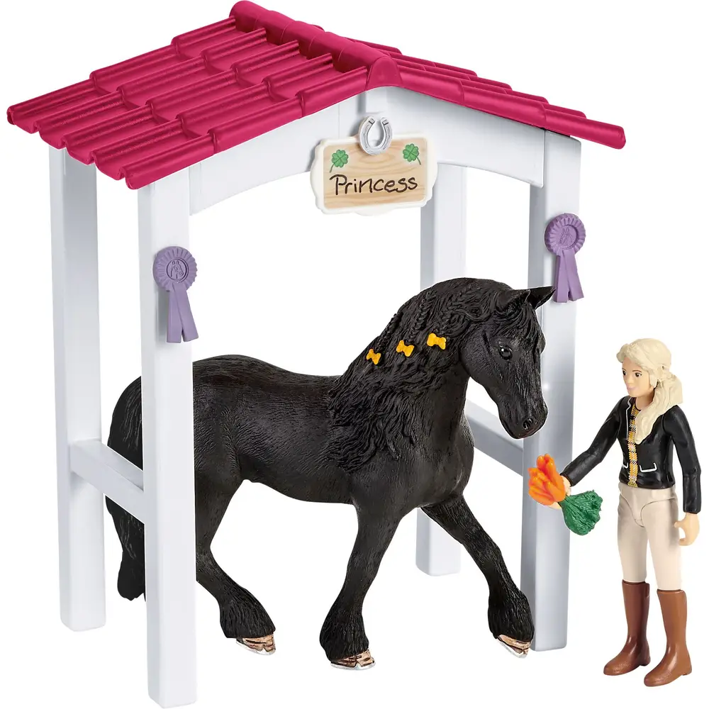 schleich® Horse Club 42437 Pferdebox mit Tori & Princess schleich® Horse Club 42437 Pferdebox mit Tori & Princess