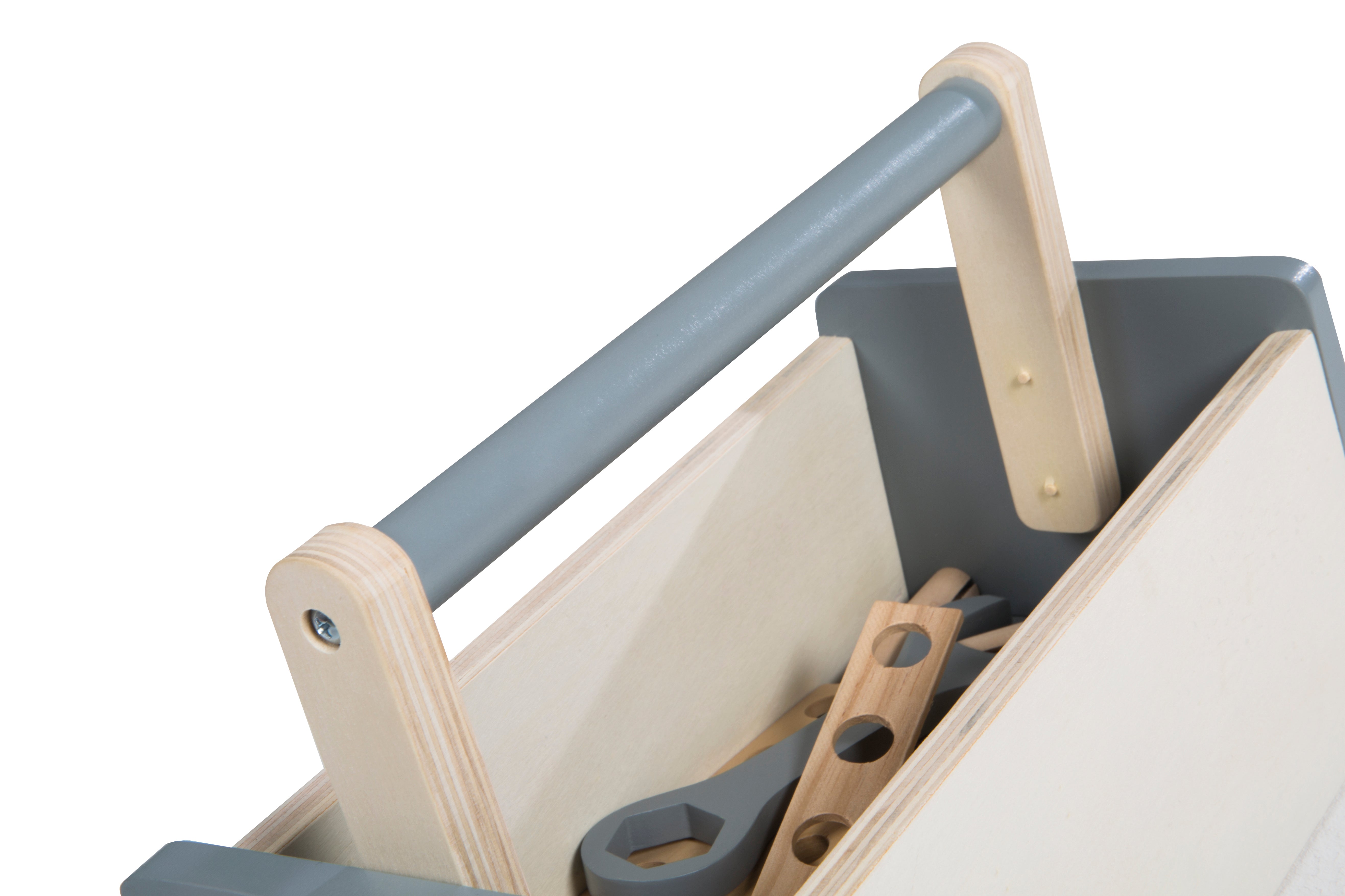 Roba 97212 Werkzeugkiste mit Zubehör natur lackiert – Rollenspiel - Bild 14 Roba 97212 Werkzeugkiste mit Zubehör natur lackiert – Rollenspiel - Produktbild 14