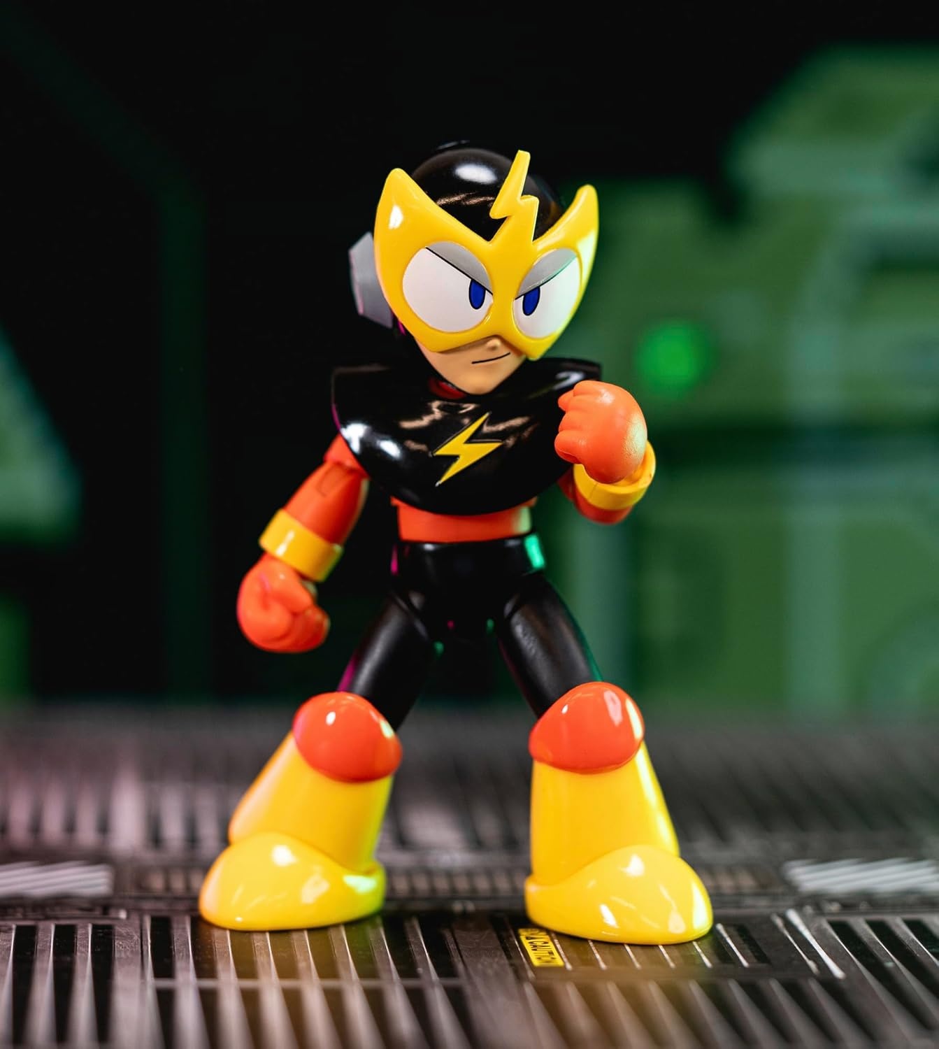 Jada 253251026 Mega Man - Elec Man Actionfigur 4.5 Zoll (11.4 cm) Spielzeug