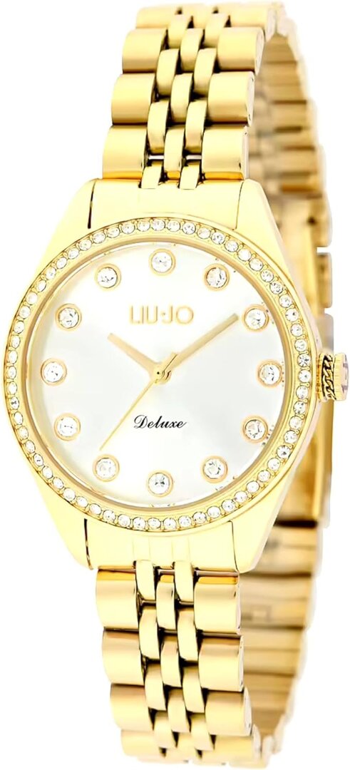 LIU JO Deluxe Ip Gold Silber TLJ2256 LIU, JO, Deluxe, Ip, Gold, Silber, TLJ2256, Armbanduhr, Arm, Körperteil, Person