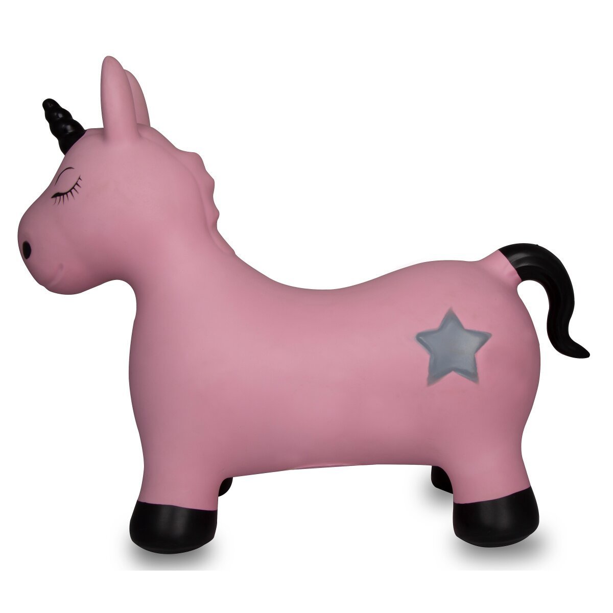 JAMARA Hüpftier Einhorn HoppyDoo pink mit Pumpe ab 12 Monaten