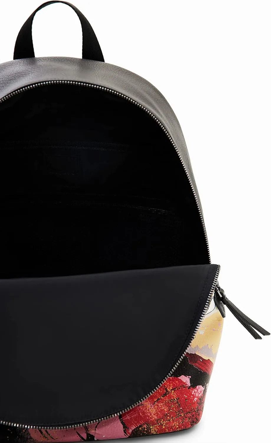 Desigual Damen Rucksack - Schwarzer Rucksack mit Disney Mickey Mouse Print 23SAKP132000 Desigual Damen Rucksack - Schwarzer Rucksack mit Disney Mickey Mouse Print 23SAKP132000