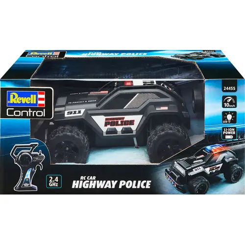 Carrera RC Car Highway Police, Revell Control Ferngesteuertes Polizeiauto Carrera RC Car Highway Police, Revell Control Ferngesteuertes Polizeiauto