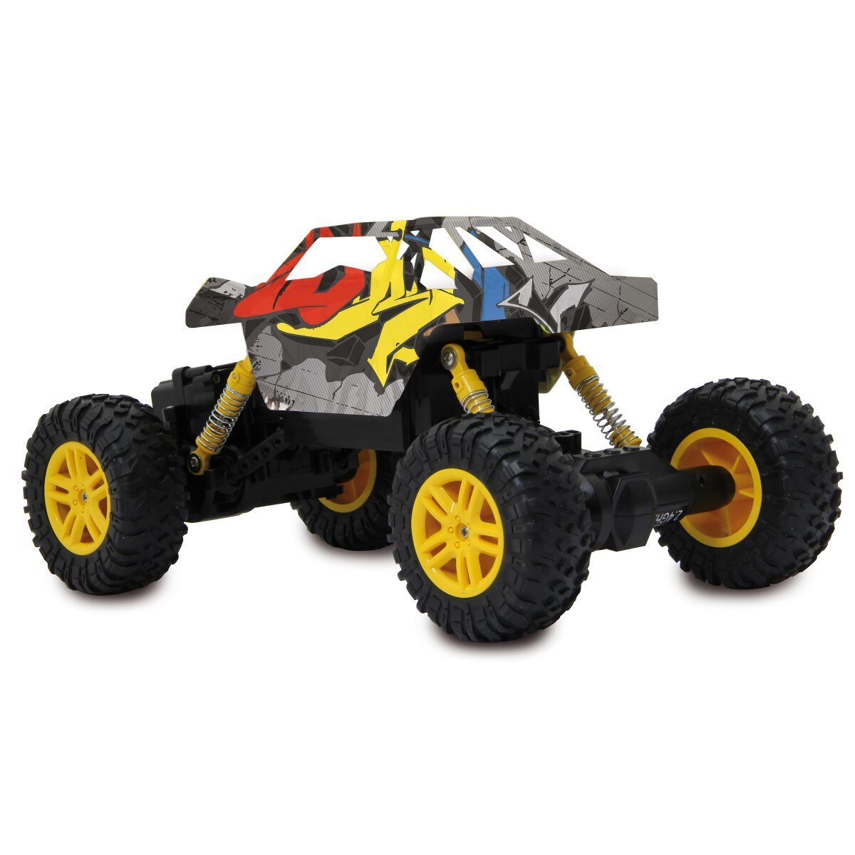 JAMARA Hillriser Crawler 4WD 1:18 gelb 2,4GHz ab 6 Jahren