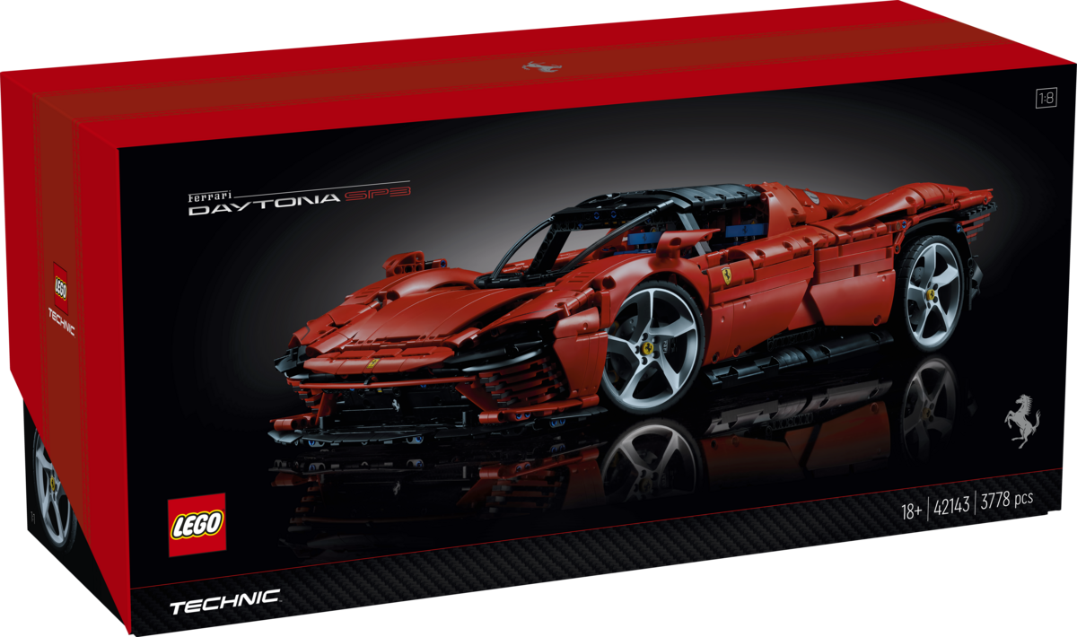 LEGO® Technic 42143 Ferrari Daytona SP3 42143 Coupé, Sportwagen, Sprach, Rad, Leichtmetallrad