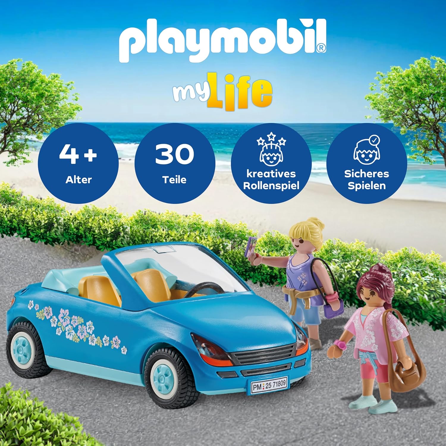 PLAYMOBIL 71809 Cabrioausflug Werbung, Plakat, Kind, Mädchen, Person
