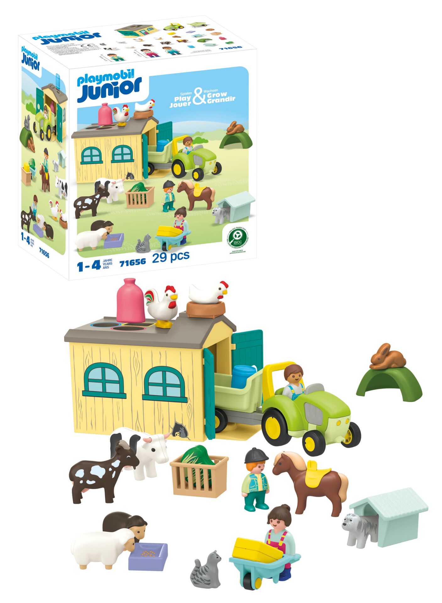 PLAYMOBIL 71656 Junior: Bauernhof-Abenteuer Mit Traktor PLAYMOBIL 71656 Junior: Bauernhof-Abenteuer Mit Traktor