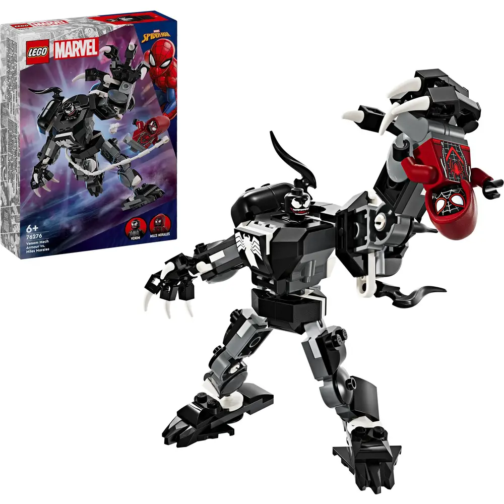 LEGO, MARVEL, Super, Heroes, Venom, Mech, Vs., Miles, Morales, 76276 LEGO MARVEL Super Heroes Venom Mech Vs. Miles Morales 76276