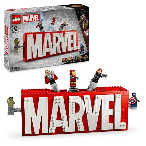 LEGO® MARVEL Super Heroes™ 76313 MARVEL Logo & Minifiguren LEGO® MARVEL Super Heroes™ 76313 MARVEL Logo & Minifiguren