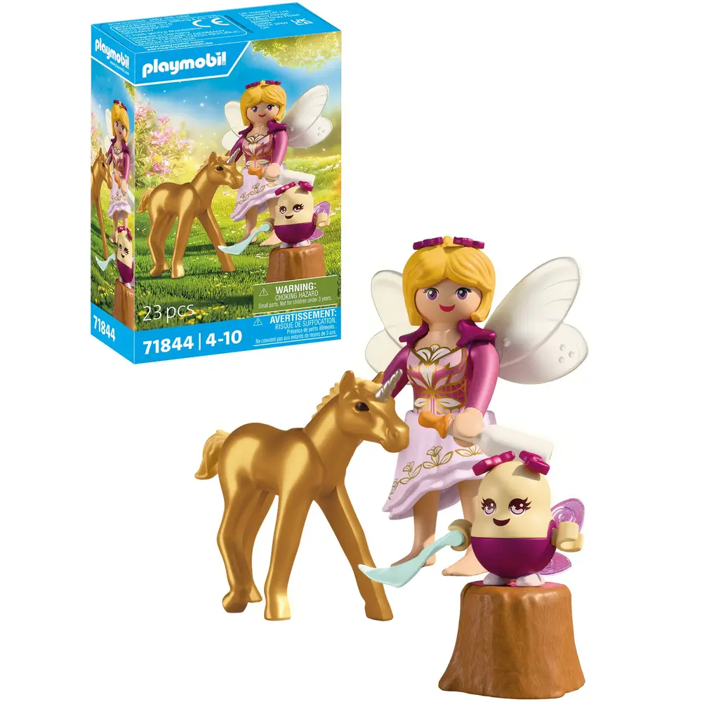 PLAYMOBIL 71844 Goldenes Einhornfohlen mit Fee PLAYMOBIL 71844 Goldenes Einhornfohlen mit Fee