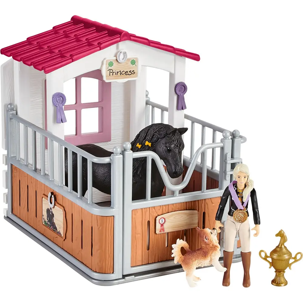 schleich® Horse Club 42437 Pferdebox mit Tori & Princess schleich® Horse Club 42437 Pferdebox mit Tori & Princess
