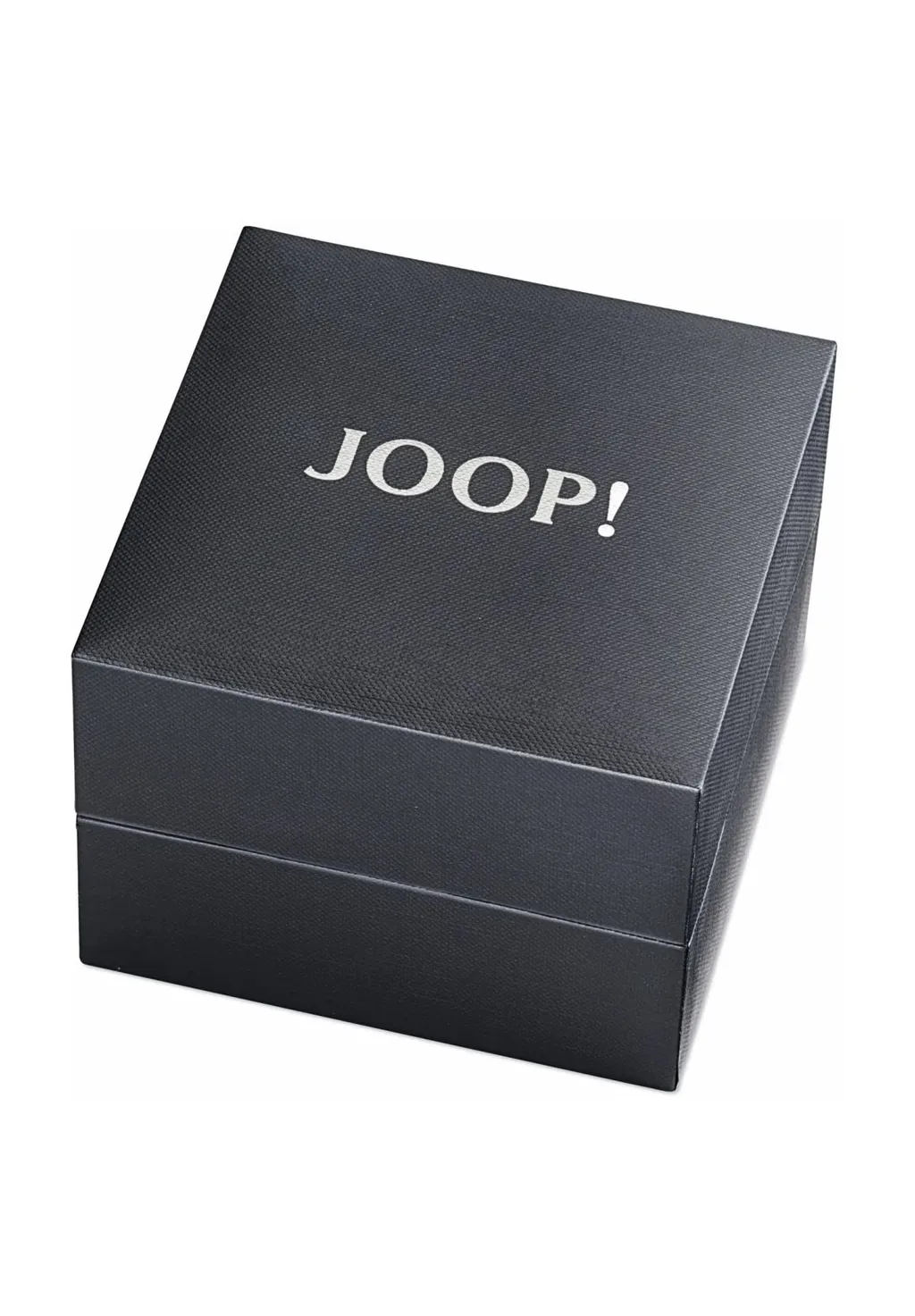 JOOP! Uhr - aus silberfarbenem Edelstahl, eckiges Gehäuse mit Kornblumen-Design, Gliederarmband mit Juwelierschließe, Citizen Miyota Uhrwerk, wasserdicht bis 5 bar, Damen