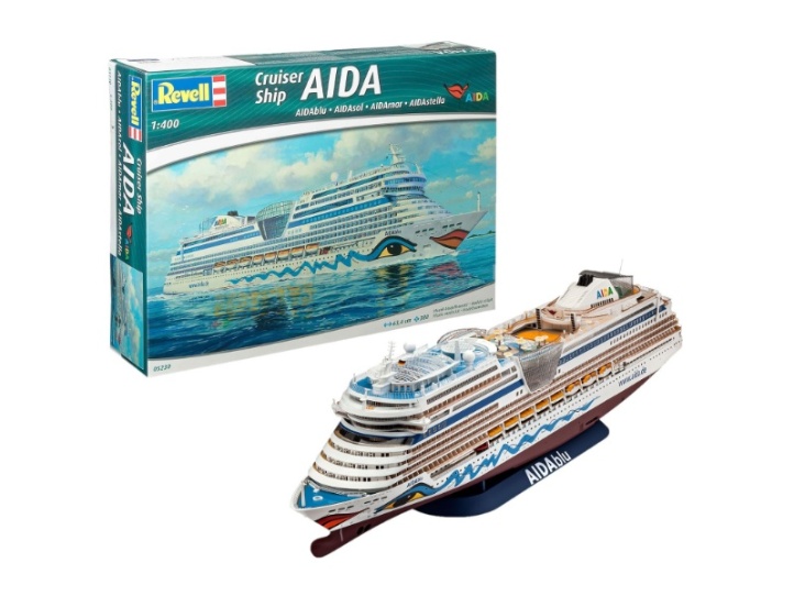 Revell 05230 Kreuzfahrtschiff AIDA Blu / Sol / Mar / Stella Modellbausatz Boot, Transport, Fahrzeug, Kreuzfahrtschiff, Schiff, Boot, Transport, Fahrzeug, Kreuzfahrtschiff, Schiff