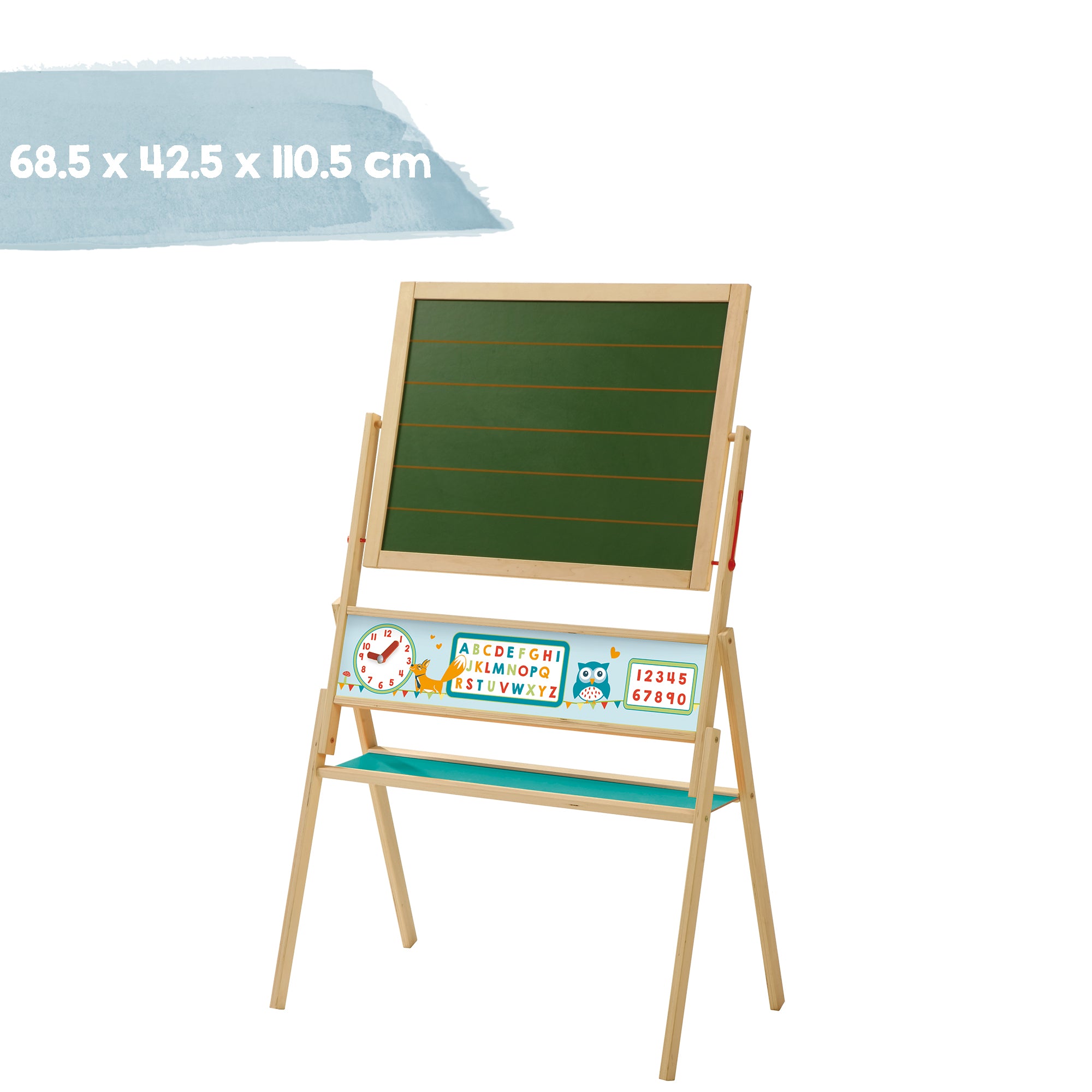 Roba 7012FE Standtafel Fuchs und Eule natur lackiert – Tafeln - Bild 2 Roba 7012FE Standtafel Fuchs und Eule natur lackiert – Tafeln - Produktbild 2