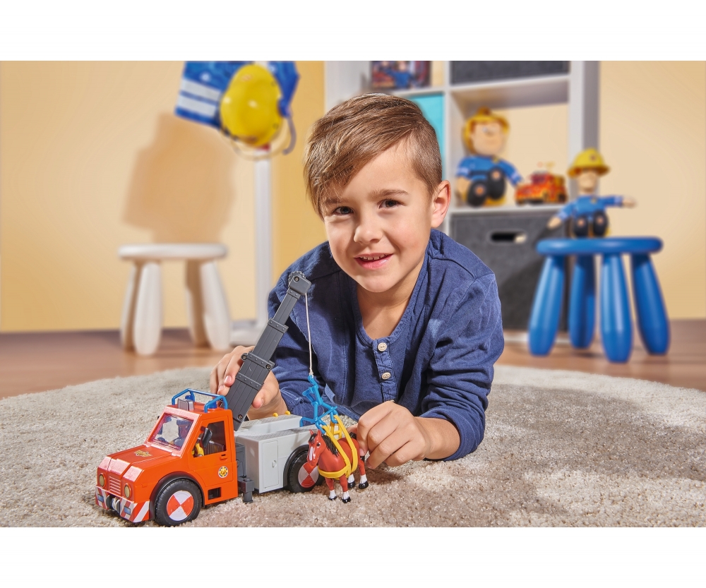 Fireman Sam Phoenix Mit Figur Und Pferd Fireman Sam Phoenix Mit Figur Und Pferd