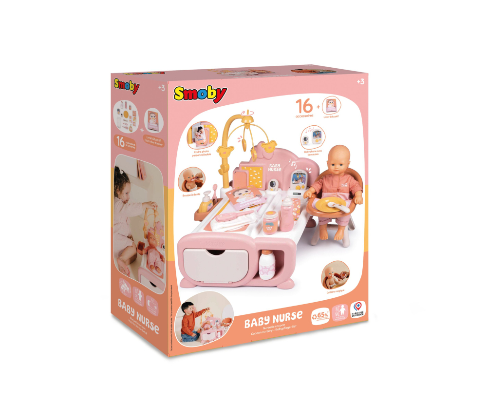 Smoby Smoby Baby Nurse Cocoon 3-in-1