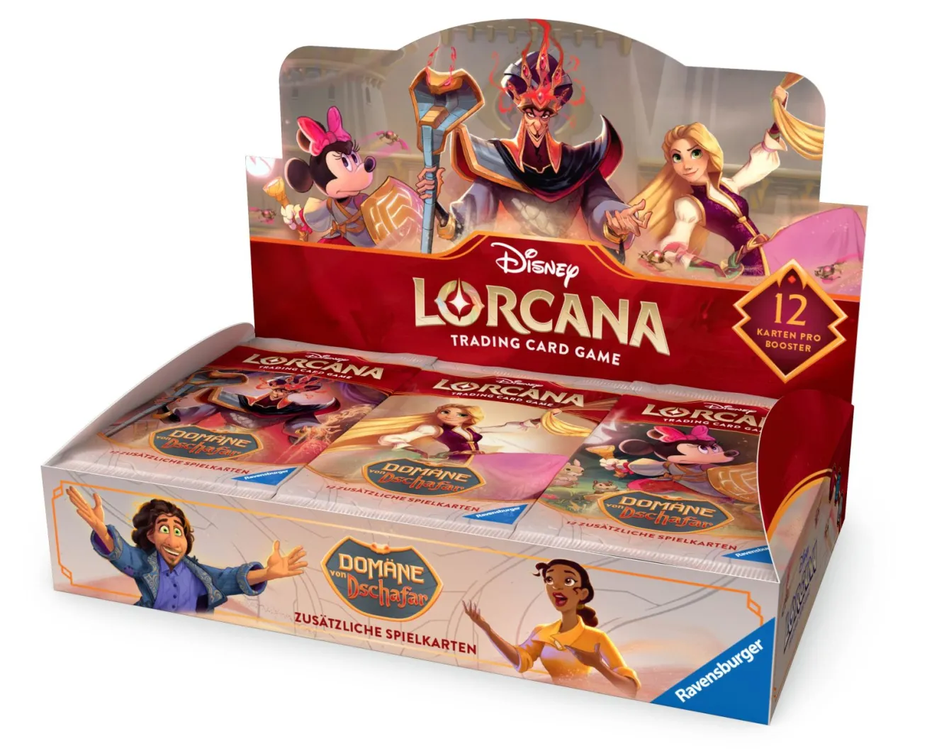 Disney Lorcana Trading Card Game: Set 8 - Booster Display mit 24 Booster Packs (Deutsch) Disney Lorcana Trading Card Game: Set 8 - Booster Display mit 24 Booster Packs (Deutsch)
