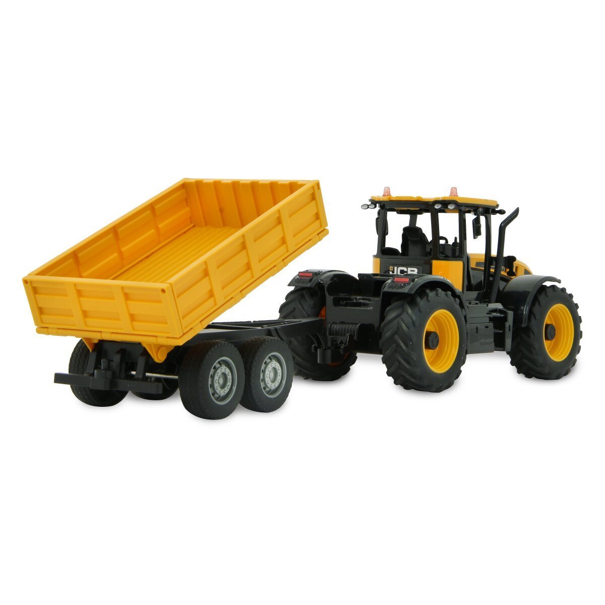 JAMARA JCB Fastrac Traktor mit Kippanhänger 1:24 2,4GHz ab 6 Jahren JAMARA JCB Fastrac Traktor mit Kippanhänger 1:24 2,4GHz ab 6 Jahren