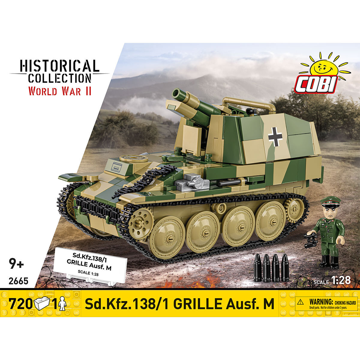 COBI 2665 - SD.KFZ. 138/1 GRILLE AUSF. M - Bild 3 COBI 2665 - SD.KFZ. 138/1 GRILLE AUSF. M - Bild 3