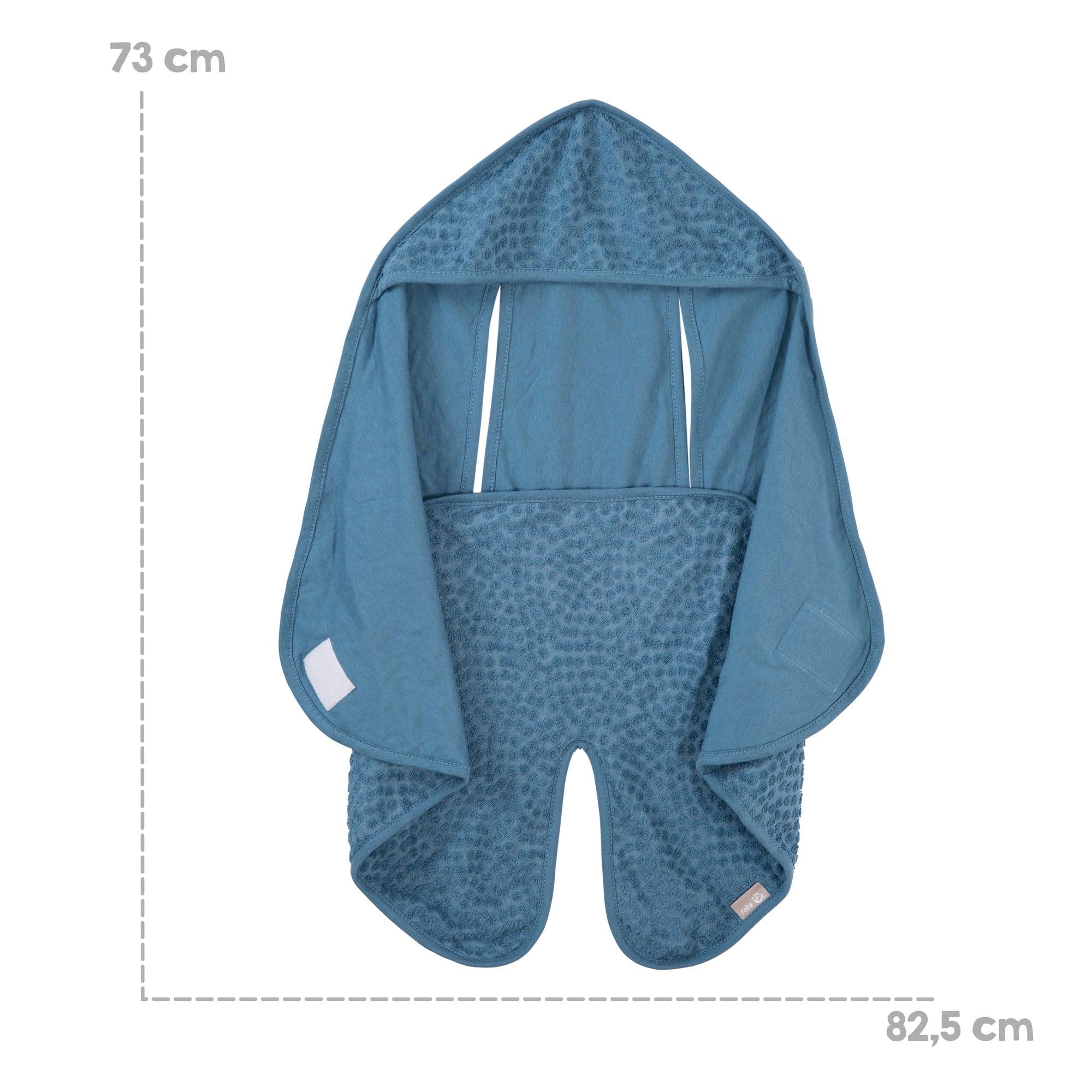 Roba 306117G282 Baby-Einschlagdecke 'Seashells' indigo blau – Heim Textilien - Bild 5 Roba 306117G282 Baby-Einschlagdecke 'Seashells' indigo blau – Heim Textilien - Produktbild 5
