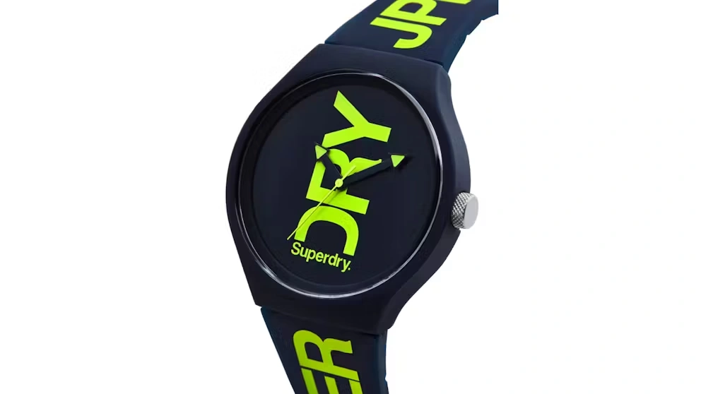 Superdry SYG189UN - Herrenarmbanduhr „Urban Navy/Green“, 43 mm, Silikon Superdry SYG189UN - Herrenarmbanduhr „Urban Navy/Green“, 43 mm, Silikon