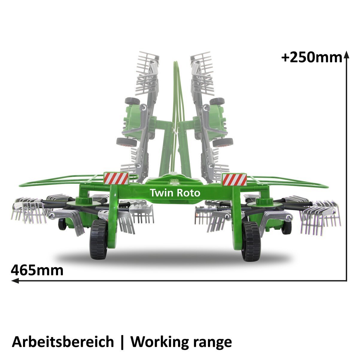 JAMARA Schwader Twin Roto für RC-Traktor 1:16 ab 6 Jahren