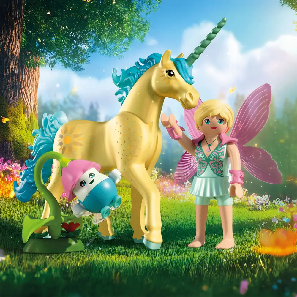 PLAYMOBIL 71842 Sammeleinhorn Sonnenscheinblüte mit Fee