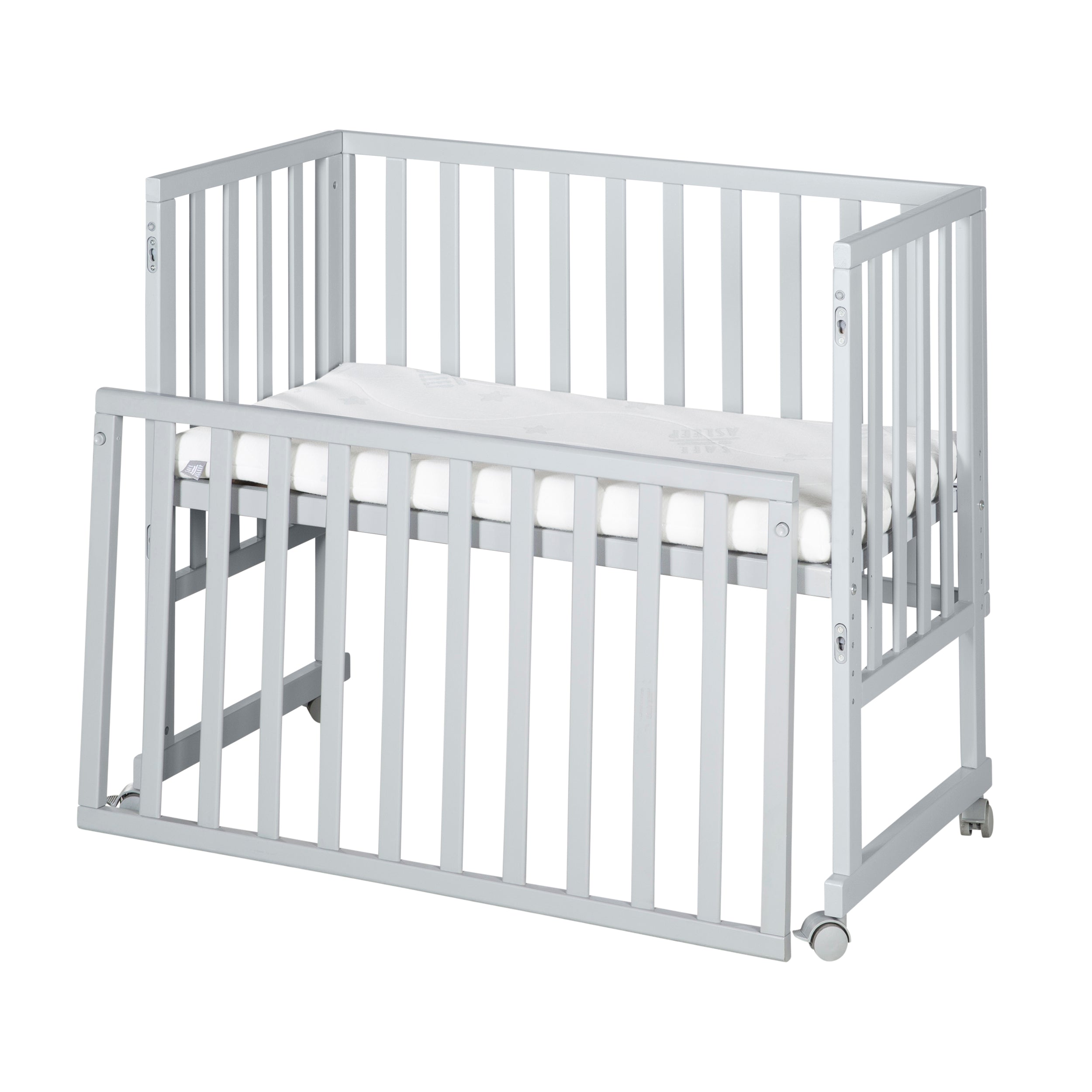 Roba 8961TP1 Stuben- Beistellbett +Barriere/Matratze taupe – Stubenbetten - Bild 1 Roba 8961TP1 Stuben- Beistellbett +Barriere/Matratze taupe – Stubenbetten - taupe - Stubenbetten - Produktbild 1