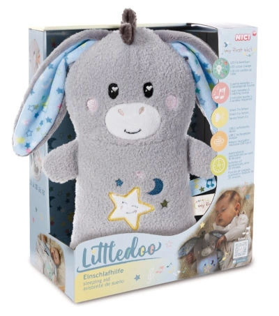 Baby Einschlafhilfe Esel Littledoo in Geschenkbox